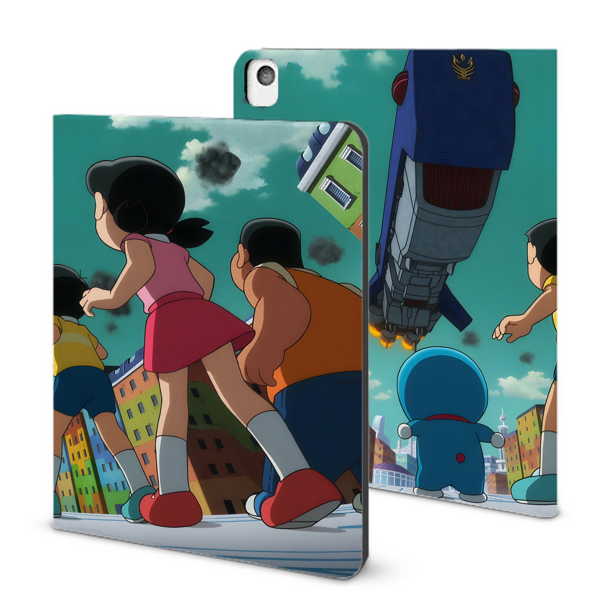 （画像用） ドラえもん Doraemon IPadケース ペンホルダー付き ブックスタイルデザイン